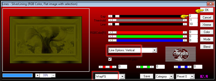 Effecten - Insteekfilters - AP 01 [Innovations] - Lines - SilverLining