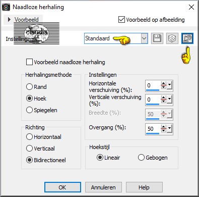 Effecten - Afbeeldingseffecten - Naadloze herhaling