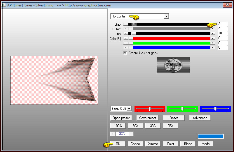 Effecten - Insteekfilters - AP [Lines] - Lines - SilverLining :