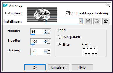 Effecten - 3D-Effecten - Als knop