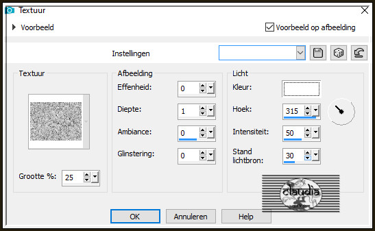 Effecten - Textuureffecten - Textuur