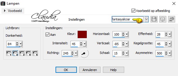 Effecten - Belichtingseffecten - Lampen : Preset_Lights_fantasyaliciar