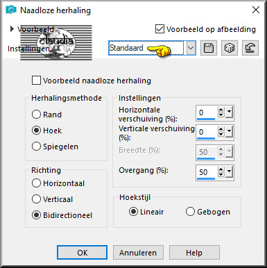 Effecten - Afbeeldingseffecten - Naadloze herhaling 