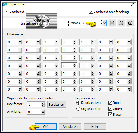 Effecten - Eigen filter - Emboss_3