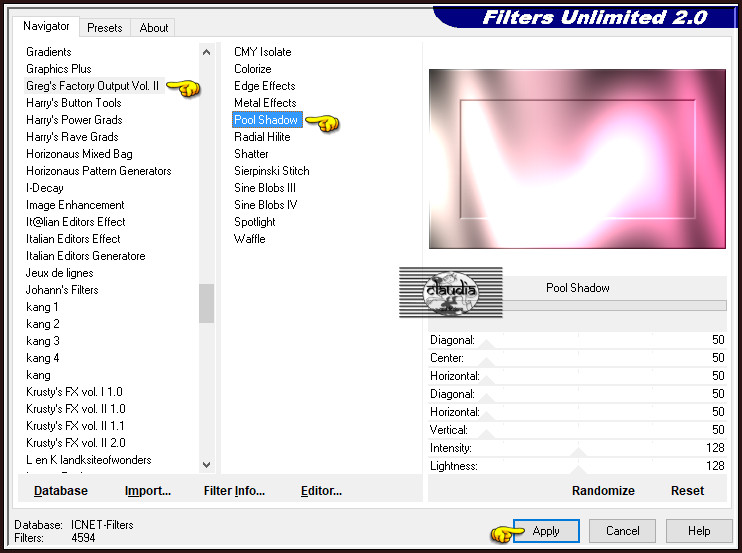 Effecten - Insteekfilters - <I.C.NET Software> - Filters Unlimited 2.0 - Greg's Factory Output Vol. II - Poos Shadow