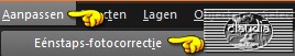 Aanpassen - Eénstaps-fotocorrectie