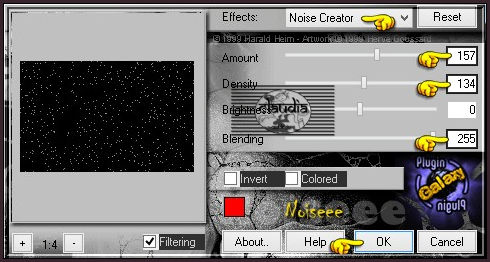 Effecten - Insteekfilters - Plugin Galaxy - Noiseee
