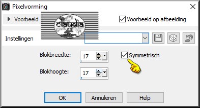 Effecten - Vervormingseffecten - Pixelvorming