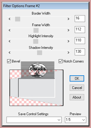 Effecten - Insteekfilters - Bordermania - Frame #2