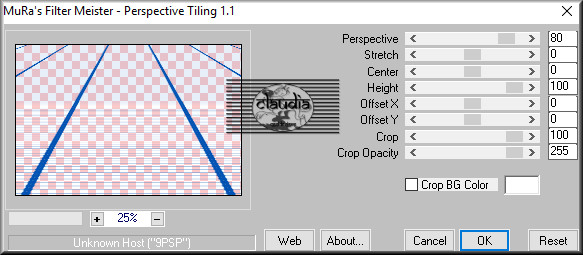 Effecten - Insteekfilters - MuRa's Meister - Perspective Tiling