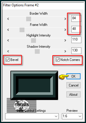 Effecten - Insteekfilters - Bordermania - Frame #2