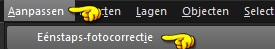 Eénstaps-fotocorrectie