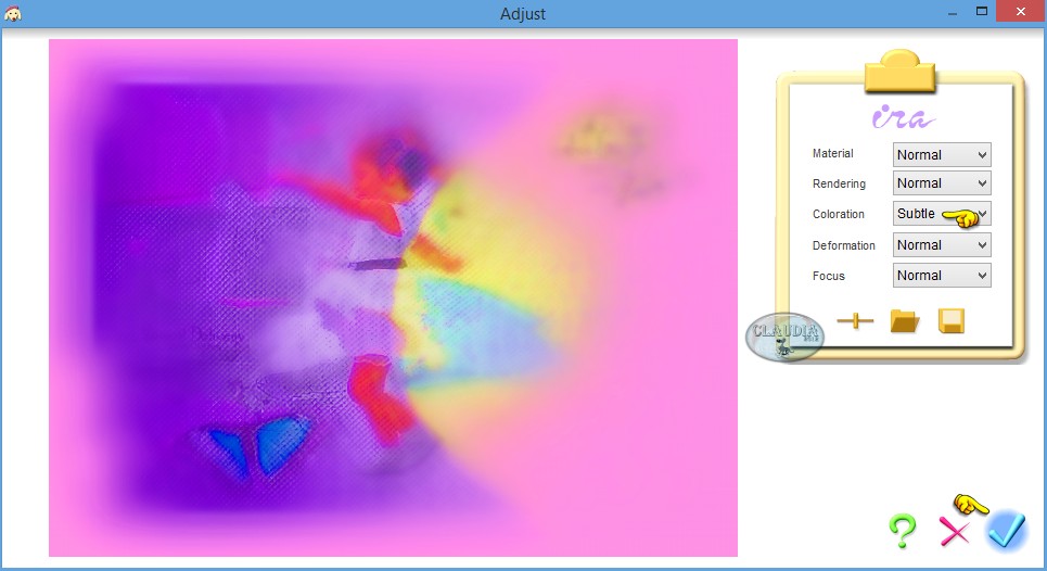 Instellingen filter Virtual Painter - Virtual Painter 4