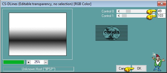 Instellingen filter Carolaine and Sensibility - CS-DLines