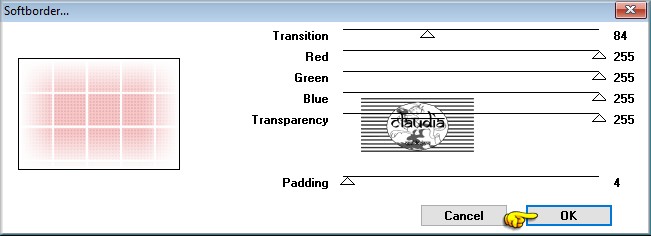 Instellingen filter VM Toolbox - Softborder
