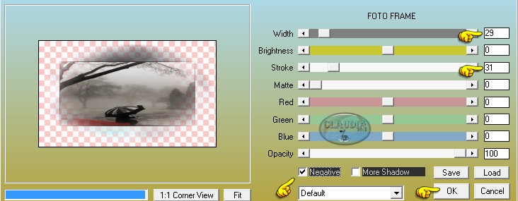 Instellingen filter AAA Frames - Foto Frame