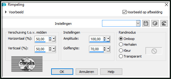 Effecten - Vervormingseffecten - Rimpeling