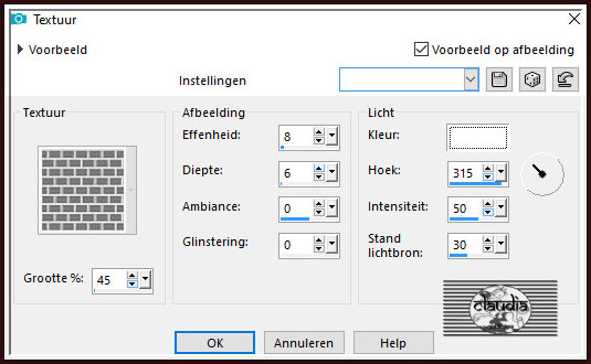 Effecten - Textuureffecten - Textuur