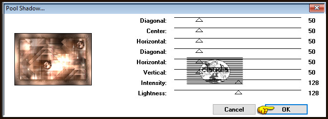 Effecten - Insteekfilters - Tramages - Pool Shadow