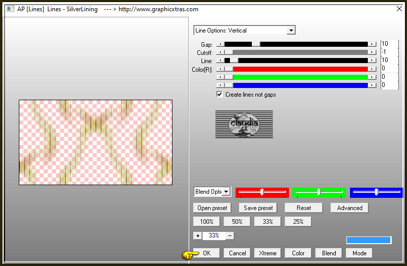 Effecten - Insteekfilters - AP [Lines] - Lines - SilverLining 