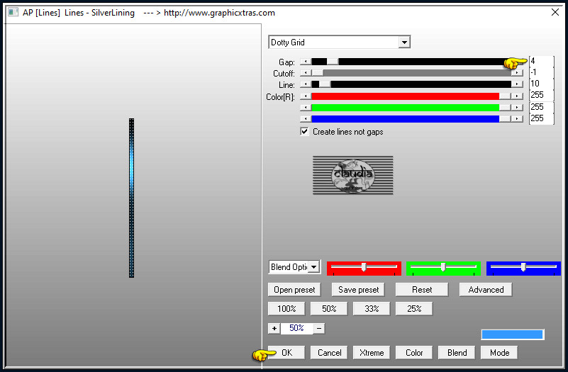 Effecten - Insteekfilters - AP [Lines} - Lines - SilverLining 