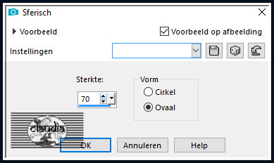 Effecten - Geometrische effecten - Sferisch