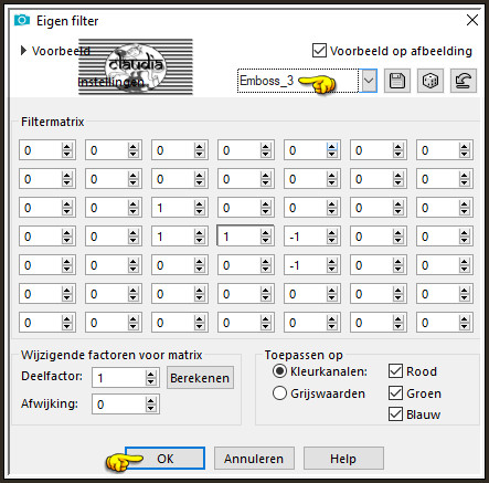 Effecten - Eigen filter - Emboss_3