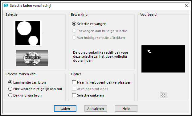 Selecties - Selectie laden/opslaan - Selectie laden vanaf schijf : Selection3_Bianca_Animabelle