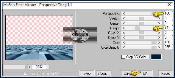 Effecten - Insteekfilters - MuRa's Meister - Perspective Tiling