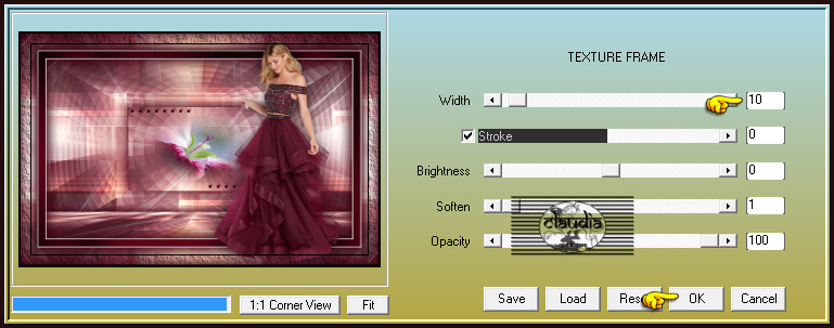 Effecten - Insteekfilters - AAA Frames - Texture Frame
