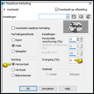 Effecten - Afbeeldingseffecten - Naadloze herhaling