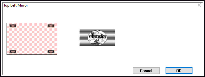 Effecten - Insteekfilters - Simple - Top Left Mirror