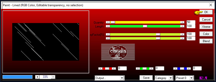 Effecten - Insteekfilters - AP 06 [Threshold/Noise] - Paint - Lined 