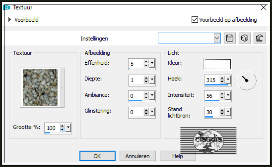 Effecten - Textuureffecten - Textuur