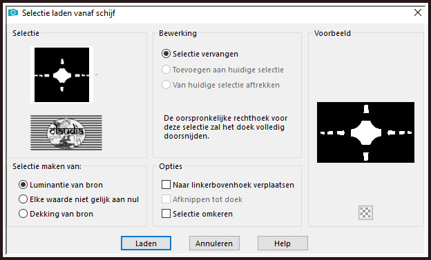 Selecties - Selectie laden/opslaan - Selectie laden vanaf schijf : Sel2_Cibi_Animabelle