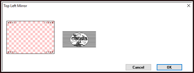 Effecten - Insteekfilters - Simple - Top Left Mirror