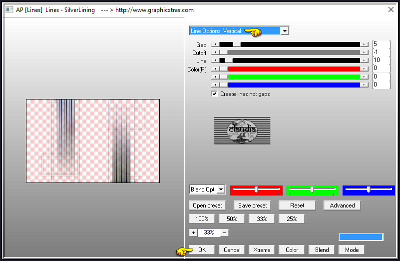 Effecten - Insteekfilters - AP [Lines] - Lines - SilverLining