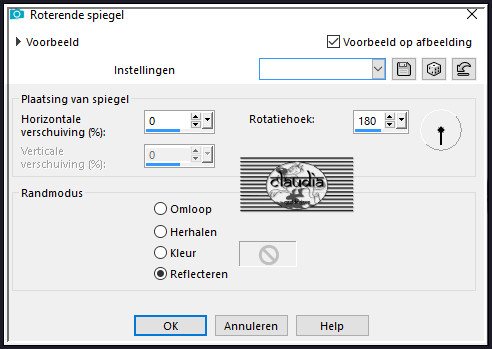 Effecten - Reflectie-effecten - Roterende spiegel