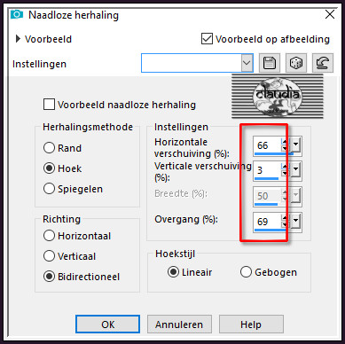 Effecten - Afbeeldingseffecten - Naadloze herhaling