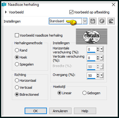 Effecten - Afbeeldingseffecten - Naadloze herhaling 