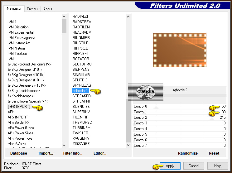 Effecten - Insteekfilters - <I.C.NET Software> - Filters Unlimited 2.0 - [AFS IMPORT] - sqborder2