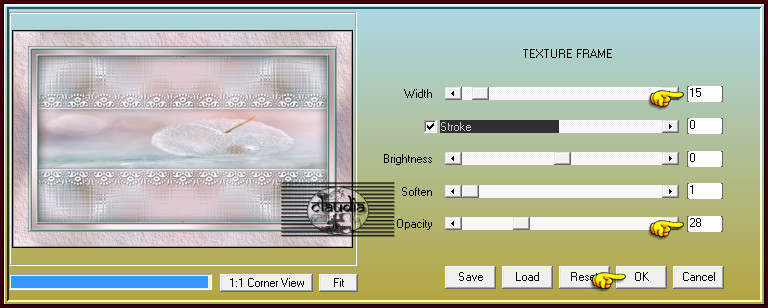 Effecten - Insteekfilters - AAA Frames - Texture Frame