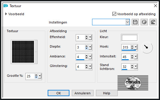 Effecten - Textuureffecten - Textuur