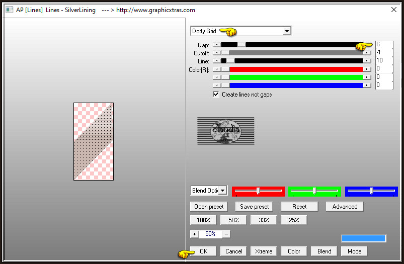 Effecten - Insteekfilters - AP [Lines] - Lines - SilverLining 