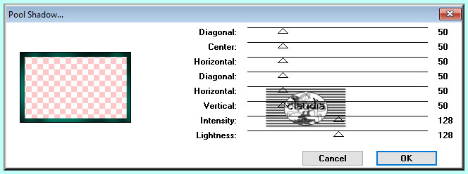 Effecten - Insteekfilters - Tramages - Pool Shadow