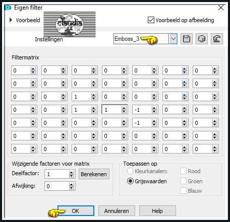 Effecten - Eigen filter - Emboss_3