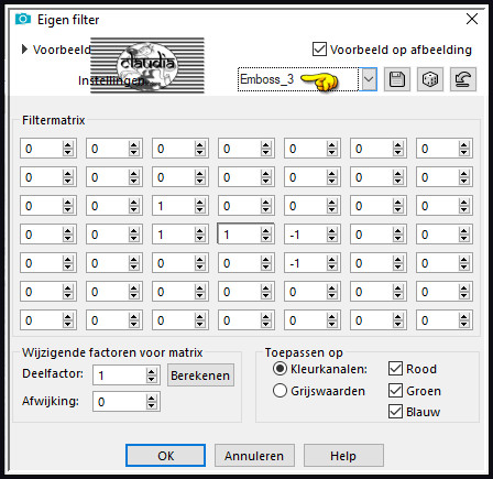 Effecten - Eigen filter