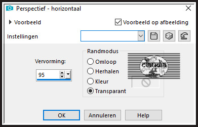 Effecten - Geometrische effecten - Perspectief - horizontaal 