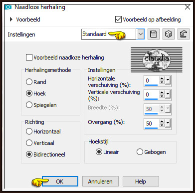 Effecten - Afbeeldingseffecten - Naadloze herhaling :