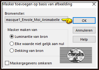 Lagen - Nieuwe maskerlaag - Uit afbeelding :